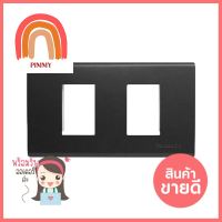 หน้ากาก 2 ช่อง PANASONIC WEG6802MB สีดำเมทาลิคWALL PLATE PANASONIC WEG6802MB 2 GANG METALLIC BLACK **หมดแล้วหมดเลย**