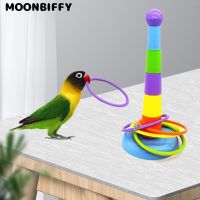 Pet Funny Mini Ferrule Toy for Parrot Intelligence Developmental Game Colorful Ring Vogel Speelgoed Birds Activity Training Toys