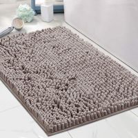 Door Mat and Rugs Chenille Bath Mat Toilet Car for Bathroom Rug Kitchen Cars Bedroom Floor Modern Rectangle Solid Color