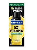 Garnier Men Turbo Bright 5X Vitamin C การ์นิเย่ เมน เทอร์โบ ไบรท์ ซูเปอร์ เซรั่ม เจล 30 มล.