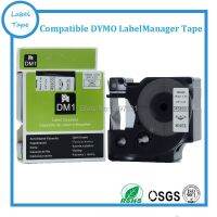 เทป DYMO D1 Labelmanager 30ชิ้นที่เข้ากันได้19มม. * 7ม. สีดำบน45803สีขาว