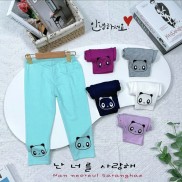 Sét 5 quần legging cho bé gái