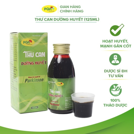 Pqa thư can dưỡng huyết dùng cho người bị parkinson, run chân tay hộp 125ml - ảnh sản phẩm 1