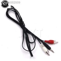 ◄☃ 1.2M 3.5mm Jack to 2 RCA Audio Cables Stereo 3.5 mm Male to RCA Male Coaxial Aux Cable For Laptop TV DVD Amplifier Mp3 Speakers