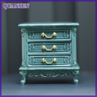 QUANSEN 1PC dollhouse Miniature จำลองห้องนอนโต๊ะข้างเตียงรุ่น DIY อุปกรณ์เสริม