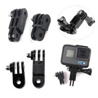 For GoPro 10 9 Accessories Long &amp; Short 180 Degree Adjust Arm Straight Joints Convert 3 Way Mount For Xiaomi yi Insta360 One RS