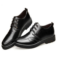 Mens leather shoesโปรโมชั่นราคาถูกรองเท้าหนังผู้ชายรองเท้าหนังผู้ชายรองเท้าหนังแฟชั่น ?Triples?