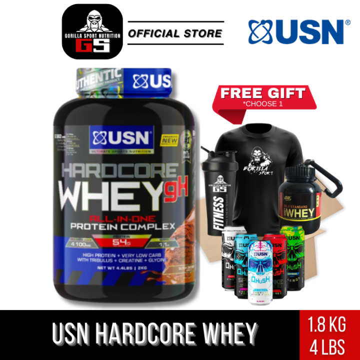 Usn Hardcore Whey Gh Muscle Protein Powder Usn Whey 54g Protein Lazada 