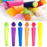 1PC Colorful Silicone Ice Pop Mold Popsicles Mould with Lid DIY Ice Cream Makers Push Up Ice Cream Jelly Lolly Pop For Popsicle Bar Wine Tools