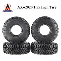 4Pcs 1.55นิ้วยางนุ่มล้อยาง/ล้อพลาสติกกระทะล้อสำหรับตีนตะขาบ RC รถ MST JIMNY Axial AX90069 D90 TF2 Tamiya CC01 LC70