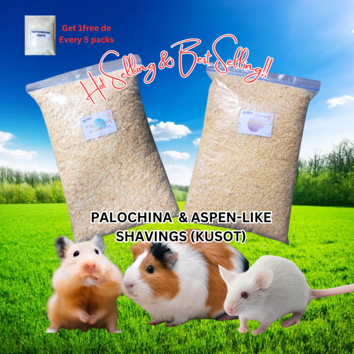 Kusot Aspen type & Palochina Wood Shavings/ Wood Beddings for Hamsters