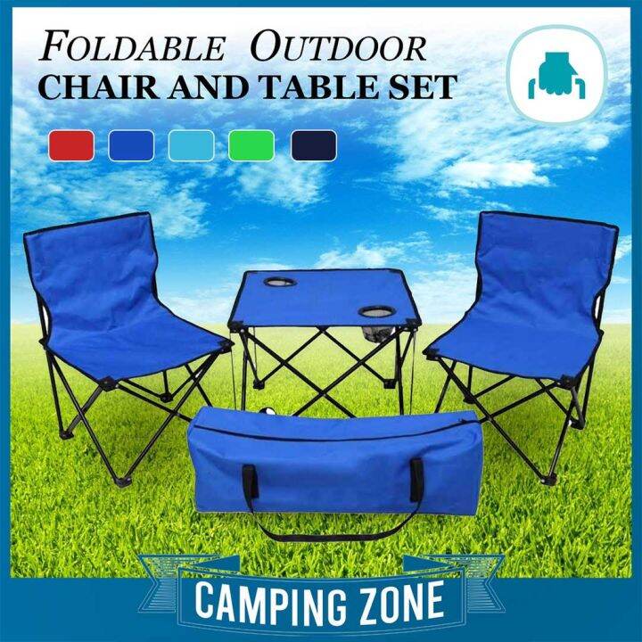 Folding Chair And Table Set For Picnic Camping Chair Outdoor Table Set