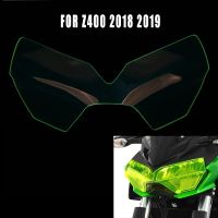 สำหรับ KAWASAKI Z400 Z 400 2018 2019 2020 2021 2022ไฟหน้ารถจักรยานยนต์ Guard Head Light Shield หน้าจอเลนส์ Protector