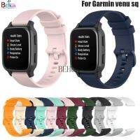 （A Decent035）BEHUA 20มิลลิเมตรสายนาฬิกาข้อมือสายรัดสำหรับ Garmin Venu Sq/ เพลง S Mart W Atch ซิลิโคนสายรัดข้อมือสร้อยข้อมือสำหรับ Xiaomi Haylou LS02สายนาฬิกาข้อมือ