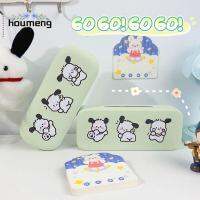 HOUMENG กล่องแว่นตารูปการ์ตูนสำหรับเคสแว่นตากันแดดสุนัขฝาครอบป้องกันที่ใส่แว่นตาผู้หญิง