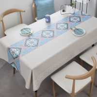 ✜❂❒ Home Tablecloth Vintage Coffee Tablecloth Dining Table Waterproof (only Tablecloth) Mantel Antimanchas Nappe De Table