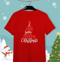 เสื้อยืดลายปีใหม่ เสื้อคริสมาสต์ Happy New Year &amp; Merry Christmas ลายน่ารักๆ ผ้า Cotton ?ใส่สบาย สีสันสดใส