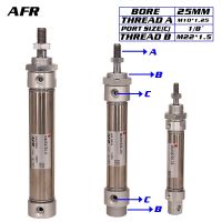 Bore 25mm ma Stainless Steel Air Mini Pneumatic Cylinder Double Acting With Magnetic MA25X15x20 25SCMX30 50SU 75SCA 100SCM-125SU