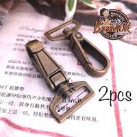 1 inch ห่วง คอหมา ตะขอ คอหมาเกี่ยว แบบมีข้อเหวี่ยง ขนาดยาว 55 มิล x ช่องร้อยสาย 1 นิ้ว hooks for belt , for bag สินค้าพร้อมส่งจากไทย