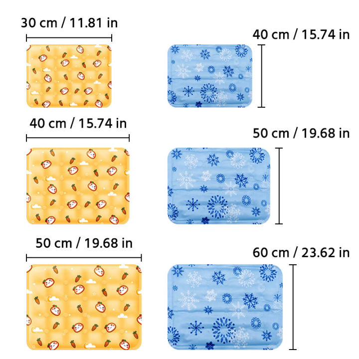แผ่นเย็นแมว-แผ่นเย็นสุนัข-สำหรับตว์เลี้ยง-แบบหนา-เย็นสบาย-แผ่นเจลเย็น-ที่นอนเย็น-แผ่นทำความเย็น-ที่นอนสัตว์เลี้ยง