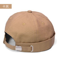 Canvas Men Docker Cap Skullcap Sailor Cap Beanie Hats Men Women Cap Brimless Hat Skullcap Bonnet Plus Size Beret Caps