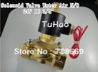 วาล์วน้ำไฟฟ้าแอร์น้ำ N/o 24V Dc 3/4ปกติเปิดประเภท2w200 20K