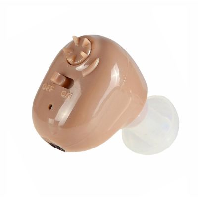 ZZOOI Hearing Aids Mini Rechargeable Inner Ear Type Hearing Device Sound Amplifier With Recharging Base Hearing Aids For Hearing Loss