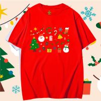 (?พร้อมส่งเสื้อเฮีย?) เสื้อยืดคริสมาส Christmas Day ผ้า Cotton ใส่ได้ทั้งแบบธรรมดาและใส่แบบ OVERSIZE