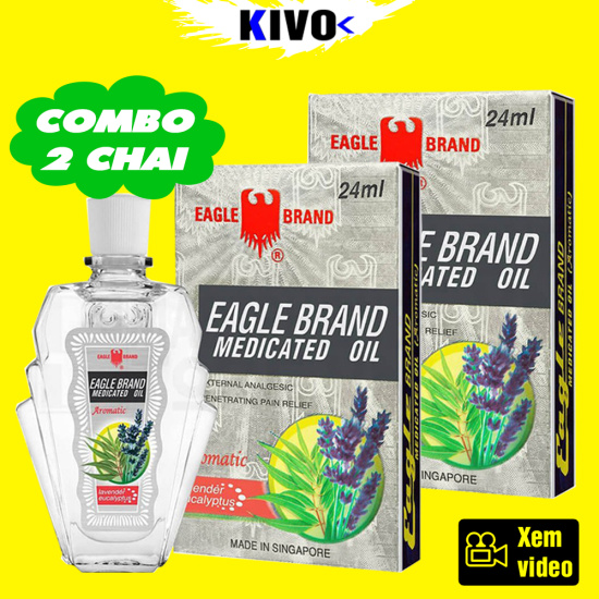Dầu gió trắng con ó eagle brand medicated oil 24ml - ảnh sản phẩm 1