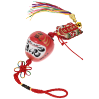 เครื่องประดับ Daruma แขวน Amulet Fortune Charm ตกแต่ง WIND Bells สไตล์ญี่ปุ่นจี้รถ Home chimes