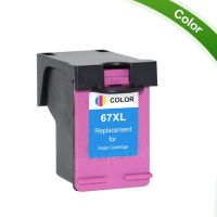 อะไหล่สำหรับ Hp ตลับหมึกรีไซเคิล Plavetink 67 67xl สำหรับ Deskjet 2732 2755 6052 6058 6075 4152 4155เครื่องพิมพ์4158