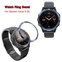 เคสสำหรับ Garmin Fenix 5 5X สมาร์ทวอทช์กรอบนาฬิกามีสไตล์กรอบฝาครอบโลหะ S ป้องกันรอยขีดข่วนพร้อมสเกล