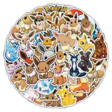 Kawaii Eeveelutions Vinyl Sticker- Stickers - Cute - Decal cut