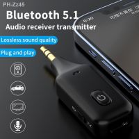 2 in 1 Wireless Bluetooth 5.1 Receiver Transmitter Adapter 3.5mm Jack For Car Music Audio Aux A2dp Headphone Reciever Handsfree