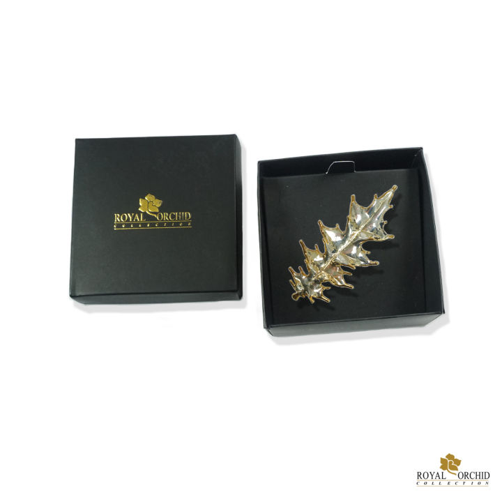 royal-orchid-เข็มกลัดใบไม้-เข็มกลัดดอกไม้-เข็มกลัดติดเสื้อ-พินติดสูท-lapel-pin-ดอกไม้ติดหน้าอก-เข็มกลัดติดหน้าอก-เข็มกลัด