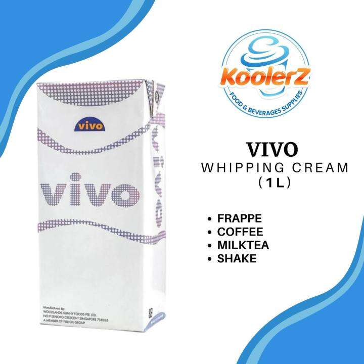 Vivo Non Dairy Whipping Cream 1liter Lazada PH