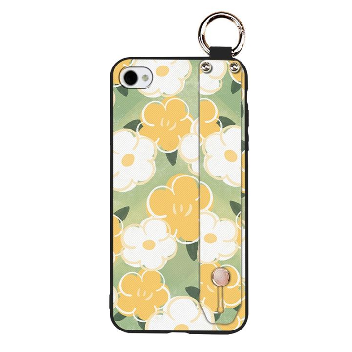 original-wrist-strap-phone-case-for-iphone-4-4s-armor-case-new-arrival-cartoon-sunflower-anti-knock-cute-kickstand-ring