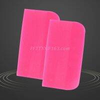 10x5.5cm Pink Scraper Soft Rubber Squeegee Tint Tool Glass Water Wiper Car Styling Sticker Accessories Window Film Card Squeegee