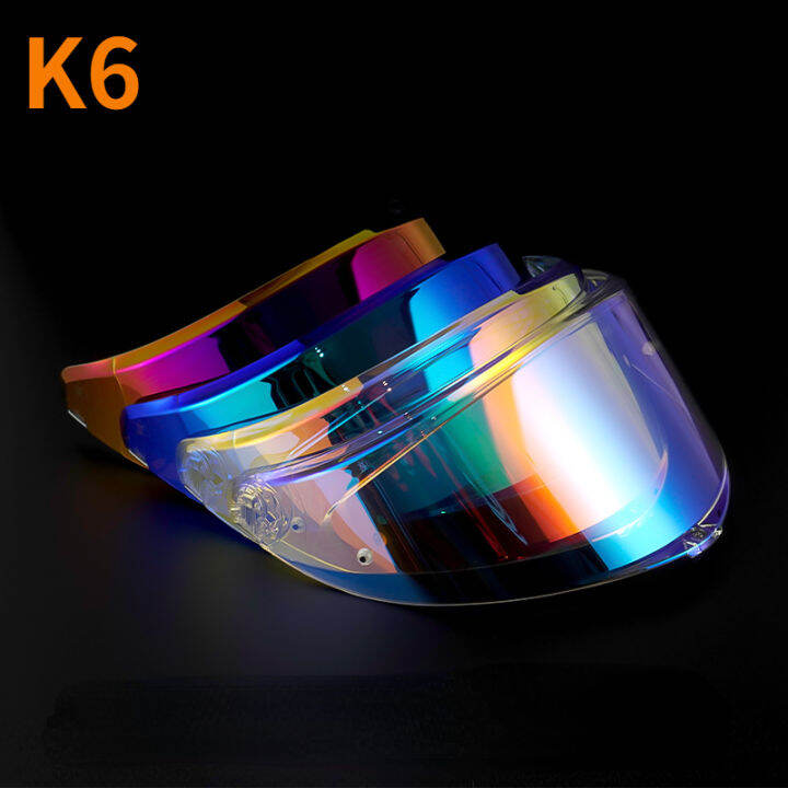 K6 Helmet Visor Motorcycle Full Helmet Visor Night Vision Visor Case