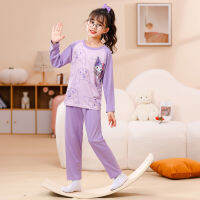 Langerie Nightwear Lightweight Polyester Sleep Wear Pajama Sets Kids Pyjamas ChildrenS Suit for Girls