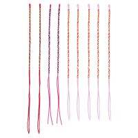9Pcs Bracelets Brazilian Wire Braid Handmade Ethnic Multicolored # 4