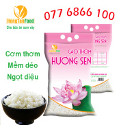 Gạo Thơm Hương Sen Hồng Tân 5kg, Thơm dẻo, ngọt diệu