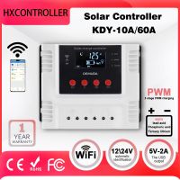 เครื่องควบคุมการชาร์จพลังงานแสงอาทิตย์อัจฉริยะ100VDC ควบคุมผ่านแอปพลิเคชั่น Wi-Fi สำหรับ30A 20A 10A 12V/24V/48V 50A 40A 60A ลิเธียมและตะกั่วแบตเตอรี่กรด