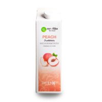 ไซรัปพีช พีช น้ำเชื่อมพีช ฟรุ๊ตเบส ไซรัปน้ำผลไม้เข้มข้น 85% Peach Concentrate Syrup 1,100 กรัม ตรา ทีอีเอ