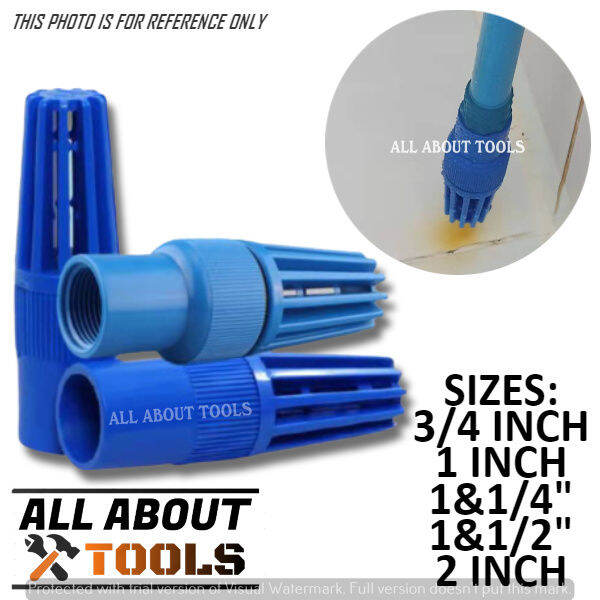 (AAT) 1PC PVC Foot Valve with Strainer Foot Bottom Valve For Water Pump