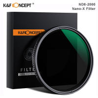 K&amp;F Concept Nano-X ND8-ND2000 Variable ND Filter 37mm 49mm 52mm 67mm 72mm 77mm 82mm Neutral Density Filter For Canon Nikon