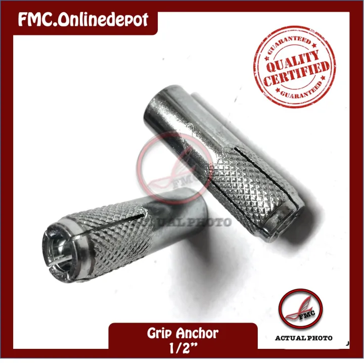 10 pcs Grip anchor 1/2 ( Expansion bolt ) 50mm Lazada PH