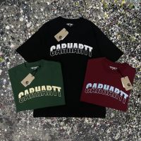 2023 NewCARHARTT WIP Tooling Street Wear Vintage Letter การพิมพ์สองสีคู่เสื้อยืดแขนสั้น Loos