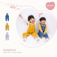 Quần yếm Kyomi Huggy bé trai, bé gái đủ màu - Bubaby Bình Dương