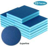 【LZ】♠  100-240grit Polishing Sanding Sponge Block Pad Sandpaper Assorted Abrasive Tool Random Color 120x100x12mm